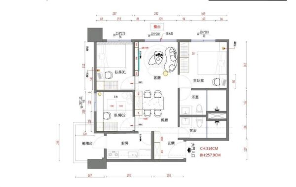 (已售出)北歐莊園5丨瑞典月灣 次頂樓：圖片 8